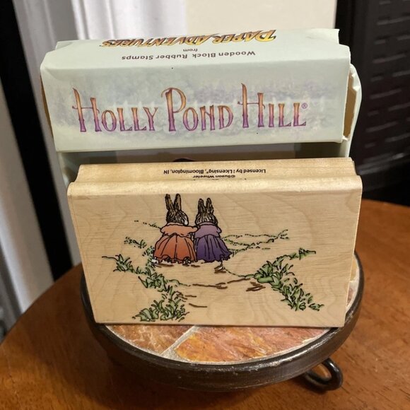 Paper Adventures/Susan Wheeler Holly Pond Hill Rubber Stamp - RS 109 - NIB - Picture 1 of 4